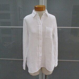 J. Crew Long Sleeve Button Down Gauze Shirt